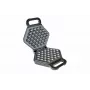 Máquina de waffles Unold Bobby 1 700 W preto, prateado