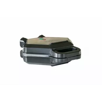 Máquina de waffles Unold Bobby 1 700 W preto, prateado