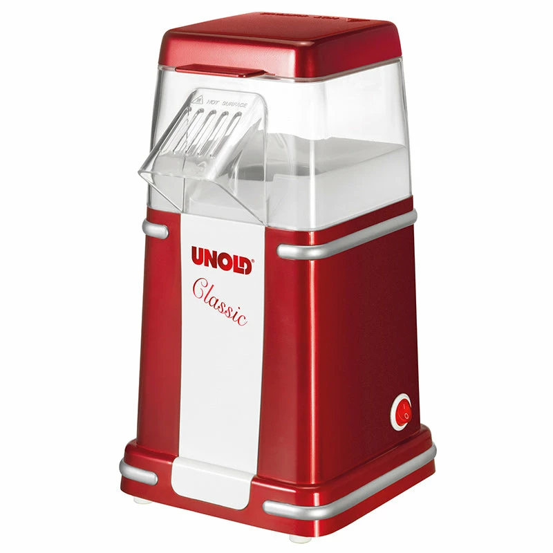 Máquina de pipocas Unold Classic vermelho, prateado, branco 900 W