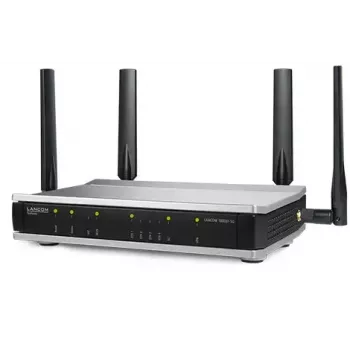 Router LANCOM 1800EF-5G preto prateado 5G Ethernet 1000 Mbit/s
