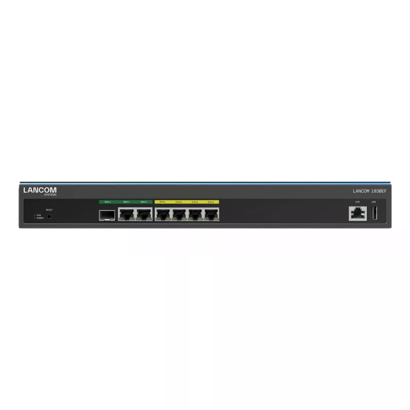 Lancom 1930EF, Ethernet-WAN, Gigabit Ethernet, DSL-WAN, preto (62146)