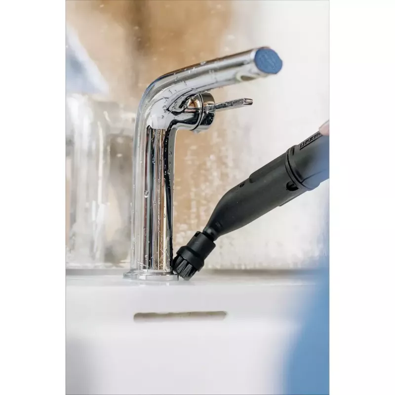Limpa-vidros a vapor cilíndrico Kärcher SC 4 EasyFix IRON 0,8 l 2000 W preto branco