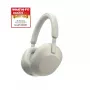 Sony WH-1000XM5 auscultadores com fios e sem fios de arco telefone/música Bluetooth prateado, branco
