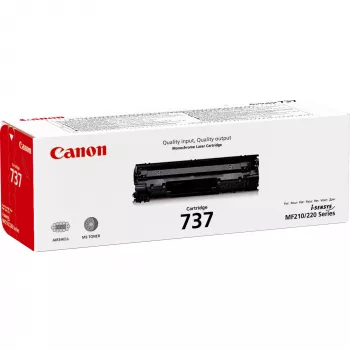 Cartucho de toner Canon 737 2100 páginas preto