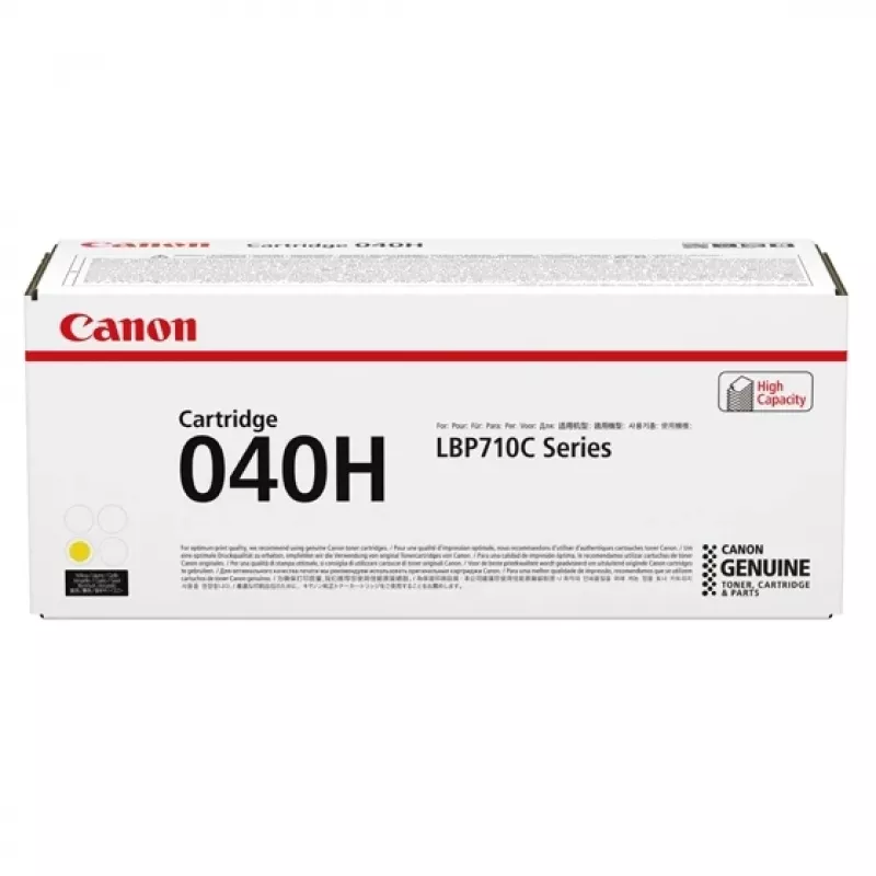 Cartucho de toner Canon 040H 1 unid. original amarelo