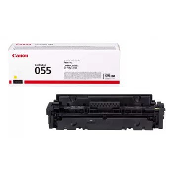 Cartucho de toner Canon 055 1 unid. original amarelo