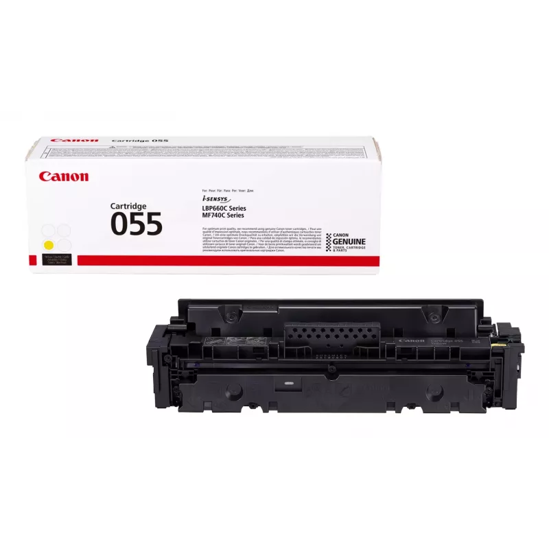 Cartucho de toner Canon 055 1 unid. original amarelo