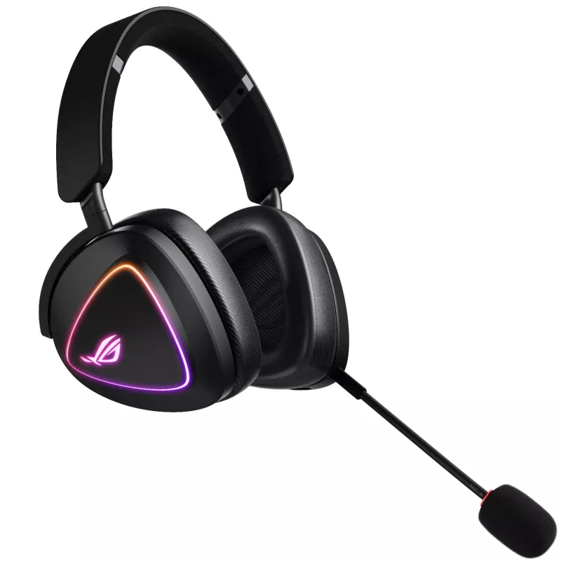 ASUS ROG DELTA II Headset Com fios & Sem fios Arco de cabeça Gaming USB Type-C Bluetooth Preto