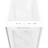 Caixa de PC ASUS A21 PLUS Micro ATX branco — suporta Micro ATX/Mini-ITX, 3 ventoinhas frontais de 120mm, 1 ventoinha traseira de 120mm, radiador frontal de 360mm, GPU até 380 mm