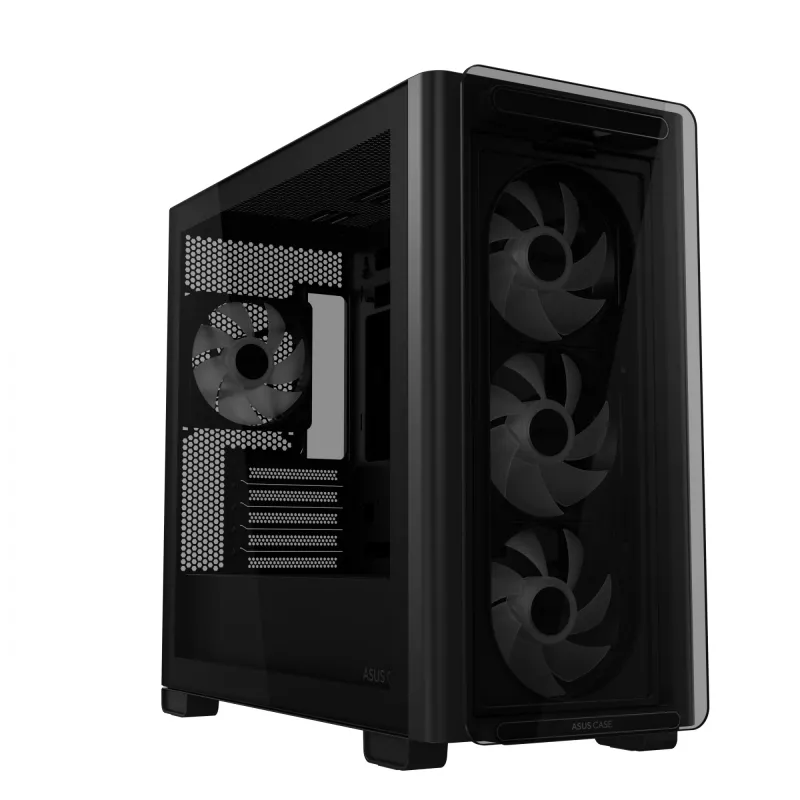 ASUS A23 PLUS TG ARGB Preto, PC, Preto, micro ATX, Mini-ITX, Multicolor, 16,5 cm, 38 cm