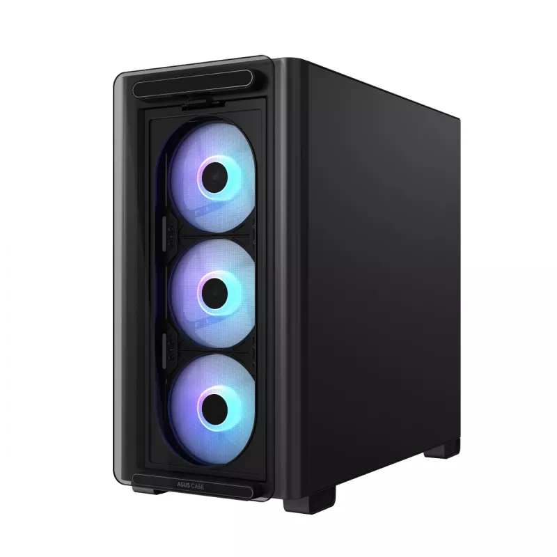 ASUS A23 PLUS TG ARGB Preto, PC, Preto, micro ATX, Mini-ITX, Multicolor, 16,5 cm, 38 cm