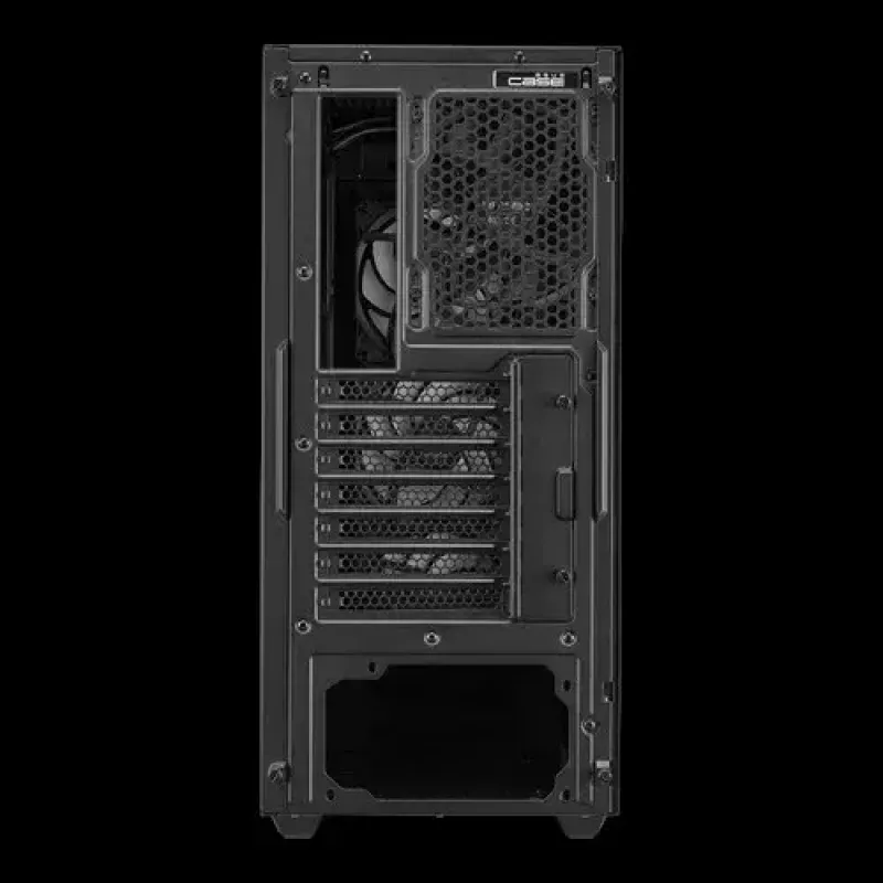 Caixa de PC ASUS TUF GAMING CASE GT301 — Torre Midi ATX, vidro temperado, 3 ventoinhas frontais de 120mm, 1 ventoinha traseira de 120mm, suporta ATX/Micro-ATX/Mini-ATX