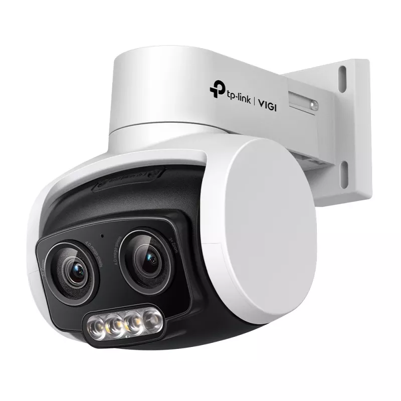 TP-Link VIGI Câmara de rede Pan Tilt Varifocal de dupla lente Full-Color exterior 4MP