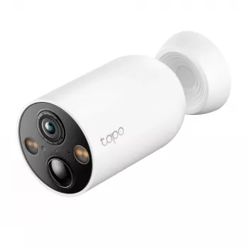 TP-Link Tapo Câmara de segurança inteligente sem fios, câmara de vigilância IP, exterior, sem fios, teto/parede, branco, Bullet