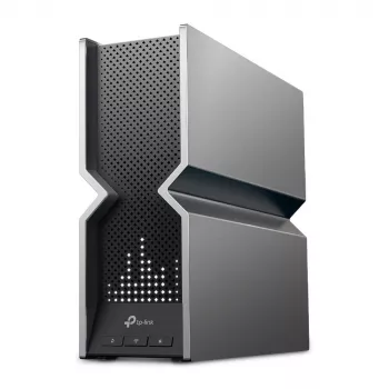 TP-Link Archer BE19000 Router Tri-Band Wi-Fi 7, Wi-Fi 7 (802.11be), Tri-Band (2,4 GHz / 5 GHz / 6 GHz), Ethernet LAN, Preto, Aço inoxidável, Router de secretária