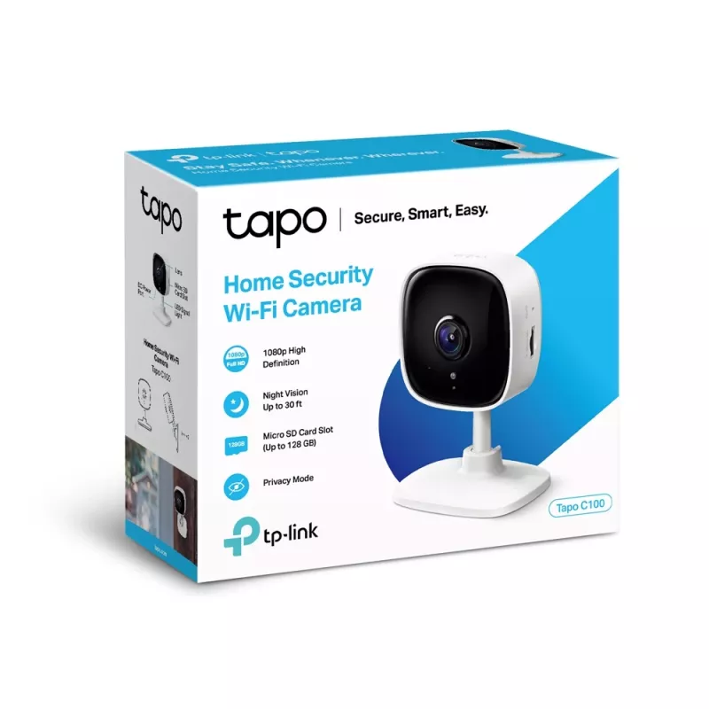 Câmara de vigilância IP TP-Link Tapo Home Security Wi-Fi Camera 1920x1080