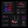 Adaptador PCIe TP-Link AXE5400 Wi-Fi 6E Bluetooth 5.2, Interno, Sem fios, PCI Express, WLAN / Bluetooth, 5400 Mbit/s, Preto, Vermelho