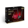 Adaptador PCIe TP-Link AXE5400 Wi-Fi 6E Bluetooth 5.2, Interno, Sem fios, PCI Express, WLAN / Bluetooth, 5400 Mbit/s, Preto, Vermelho