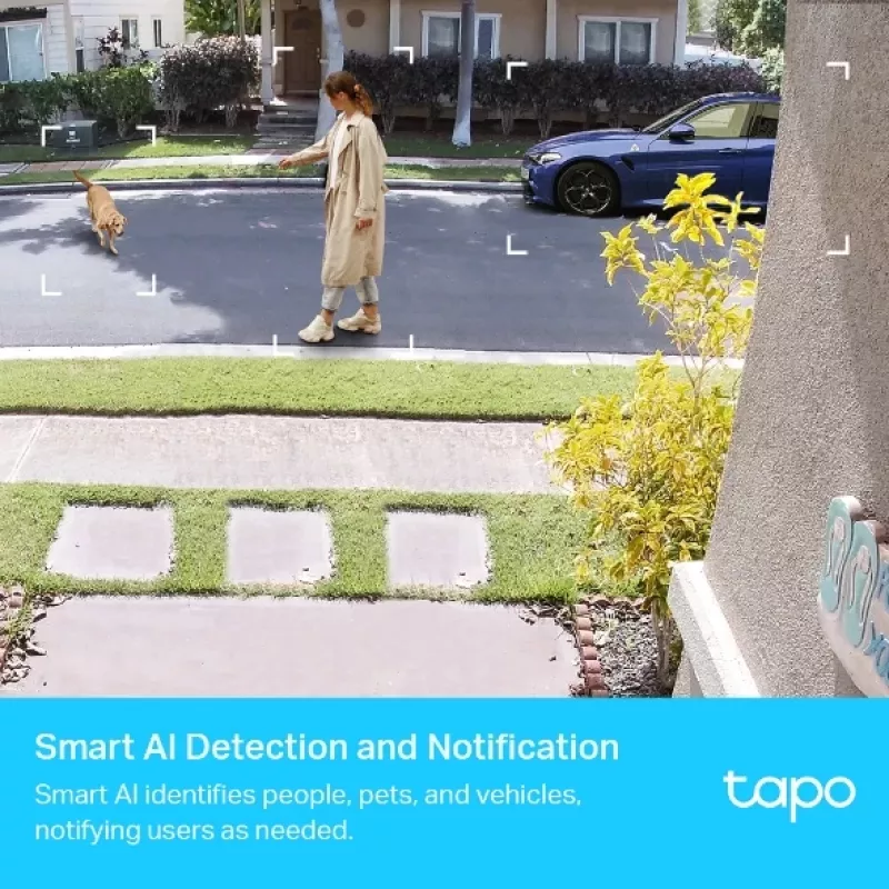 Sistema de câmaras de segurança sem fios inteligentes TP-Link Tapo, sistema de 2 câmaras