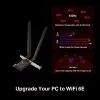 Adaptador PCIe TP-Link AXE5400 Wi-Fi 6E Bluetooth 5.3 tri-band 2402 Mbit/s