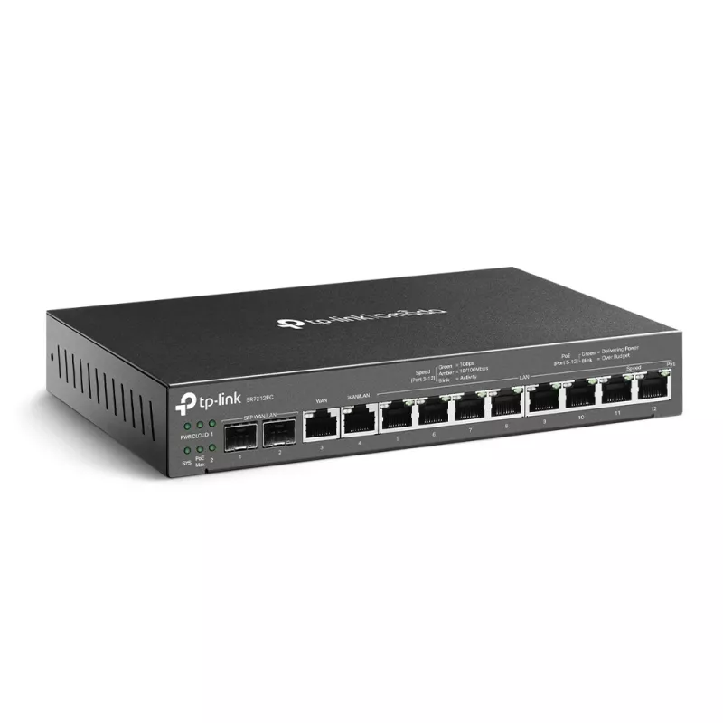 Router TP-Link Omada 3-em-1 Gigabit VPN ER7212PC