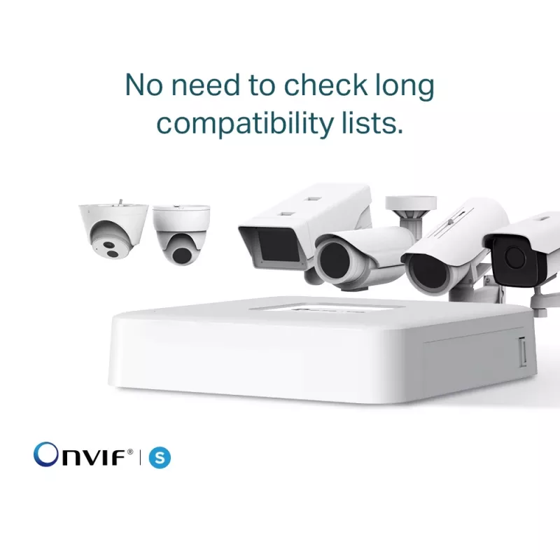 Gravador de vídeo em rede PoE+ TP-Link VIGI de 4 canais