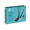 Adaptador PCIe TP-Link AX1800 Wi-Fi 6 Bluetooth 5.2, interno, sem fios, PCI Express, Wi-Fi / Bluetooth, 1800 Mbit/s, preto
