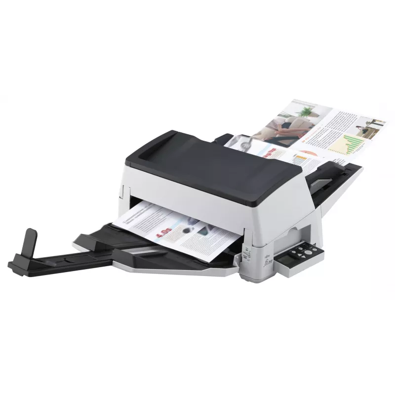 Scanner Ricoh fi-7600 ADF + alimentador de folhas soltas 600 x 600 DPI A3 preto, branco