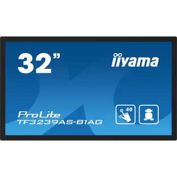 Monitor de computador iiyama TF3239AS-B1AG 80 cm (31,5 polegadas) 1920 x 1080 píxeis Full HD LED ecrã tátil preto