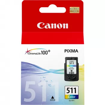 Tinteiro Canon CL-511 tricolor – ciano, magenta, amarelo