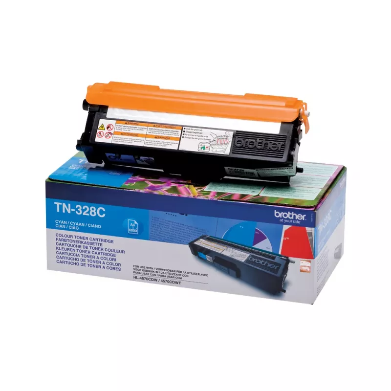 Brother TN-328C toner 1 unid. original ciano