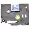 Fita de laminagem Brother TZe223 9mm azul sobre branco
