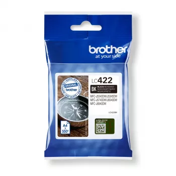 Brother LC422BK tinteiro 1 unid. original preto