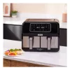 Kenwood HFM20.000MB fritadeira dupla 8 L independente 1700 W fritadeira de ar quente preta
