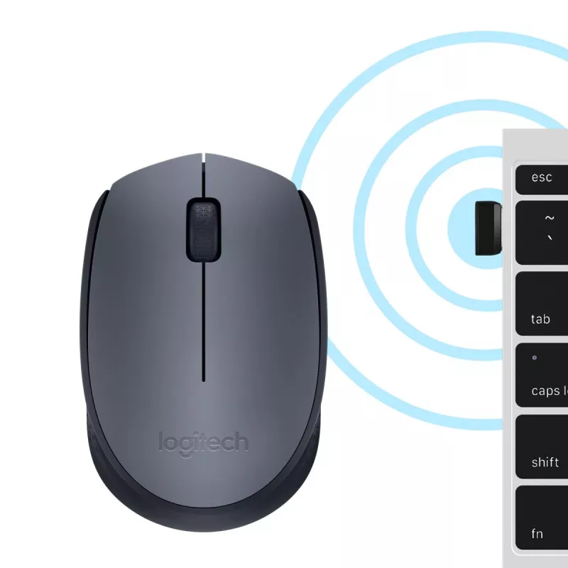 LOGITECH M170 rato sem fios cinzento Emea