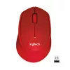 LOGITECH M330 Silent Plus vermelho