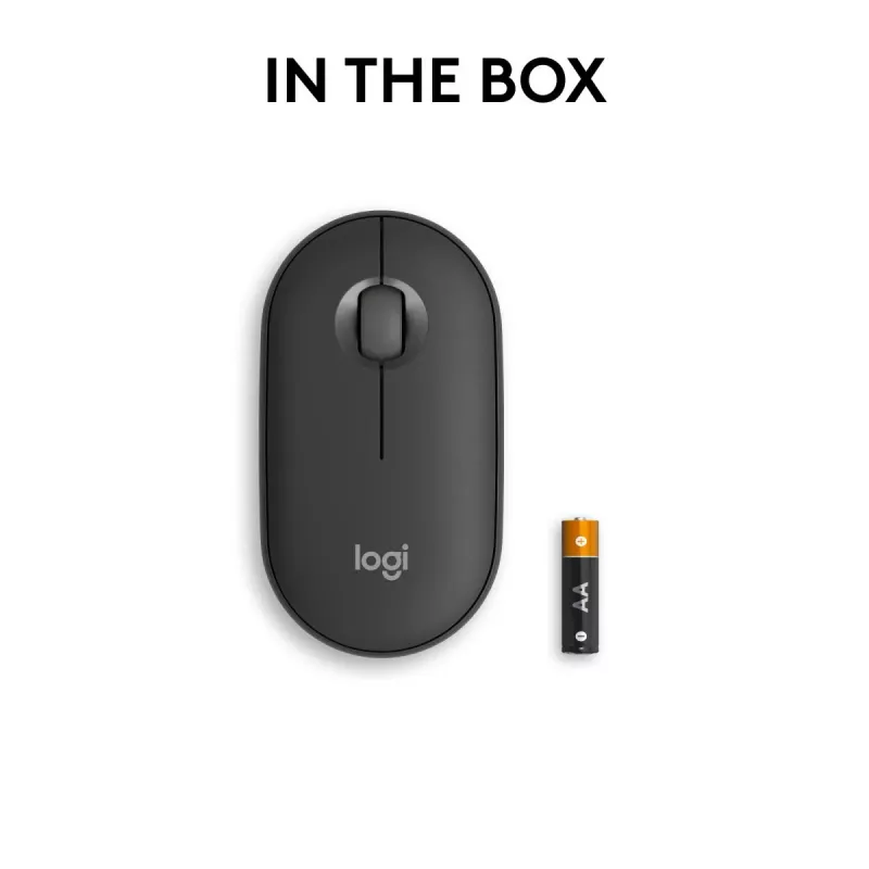 Rato Logitech M350S preto USB ótico sem fios