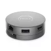 DELL Pro Hub de viagem USB-C 7 em 1 - DA310, com fios, USB 3.2 Gen 2 (3.1 Gen 2) Type-C, 10,100,1000 Mbit/s, prateado, 3840 x 2160 píxeis, 1920 x 1080 píxeis