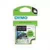 Fita de etiquetas DYMO D1 Durable preto sobre branco 12 mm
