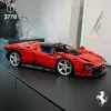 LEGO Technic Conjunto Ferrari Daytona SP3 à escala 1:8, 3 778 peças, vermelho, 6,99 kg