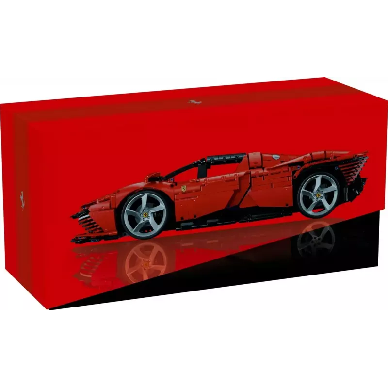 LEGO Technic Conjunto Ferrari Daytona SP3 à escala 1:8, 3 778 peças, vermelho, 6,99 kg