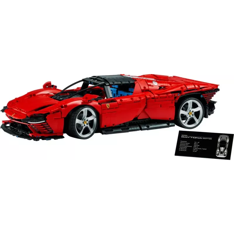 LEGO Technic Conjunto Ferrari Daytona SP3 à escala 1:8, 3 778 peças, vermelho, 6,99 kg