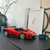 LEGO Technic Conjunto Ferrari Daytona SP3 à escala 1:8, 3 778 peças, vermelho, 6,99 kg