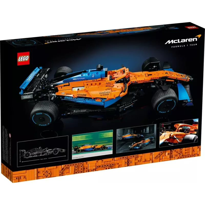 LEGO Technic Carro de corrida McLaren Fórmula 1 42141 Modelo à escala 1:10