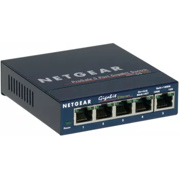 NETGEAR GS105 Gigabit Ethernet não gerido (10/100/1000) azul