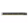 NETGEAR M4300-52G-PoE+ 550W PSU Gerido L2/L3/L4 Gigabit Ethernet (10/100/1000) Power over Ethernet (PoE) 1U preto