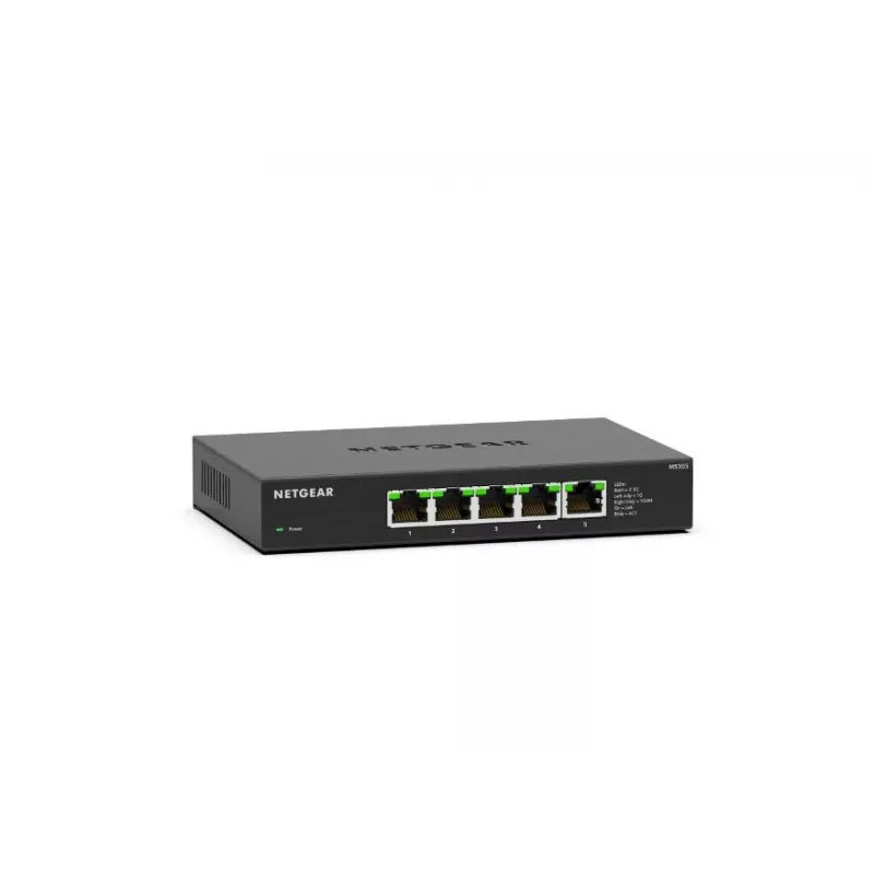 NETGEAR MS305-100EUS Switch de rede não gerido 2.5G Ethernet (100/1000/2500) preto