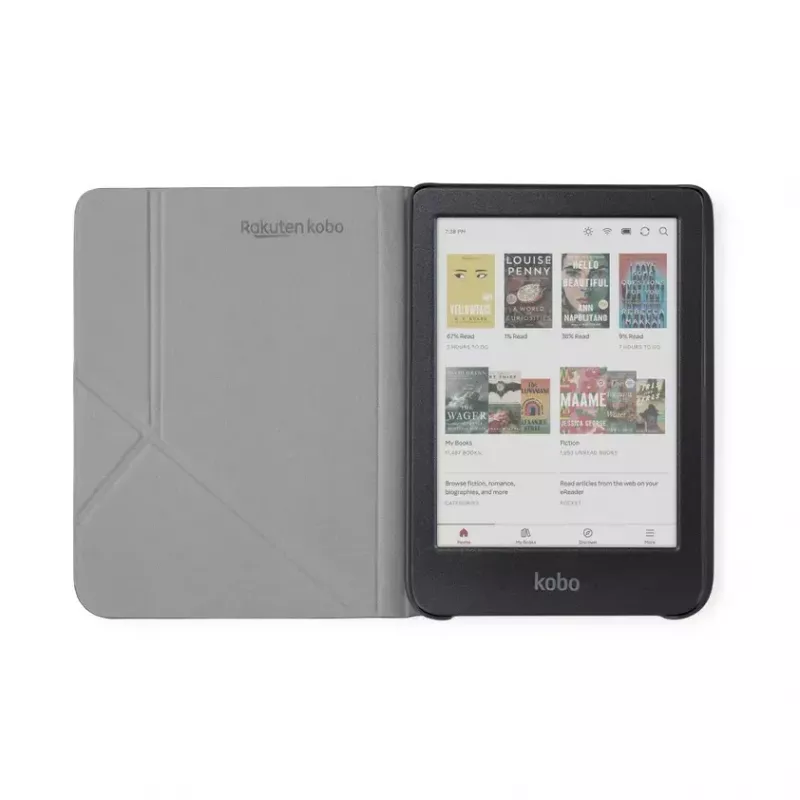 Capa tipo folio Rakuten Kobo SleepCover 15,2 cm preto