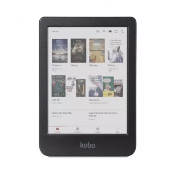 E-reader Kobo Clara Colour 16 GB Wi-Fi E Ink Kaleido, 6 polegadas 1448×1072, 1500 mAh, Bluetooth, USB-C