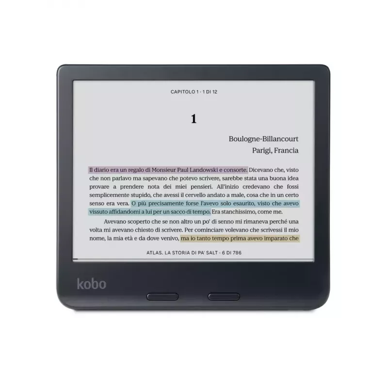 E-reader Kobo N428-KU-BK-K-BU 32 GB Wi-Fi 7 polegadas E Ink Kaleido